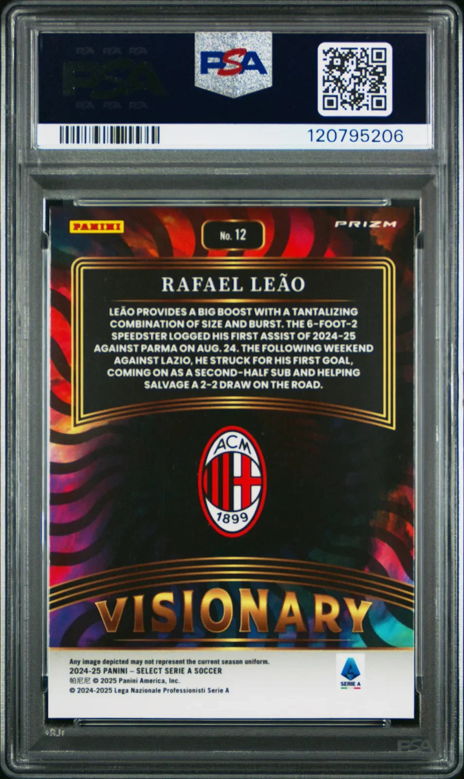 Rafael Leão Select Visionary PSA 10: A Case-Hit Card Meets a Transfer Saga