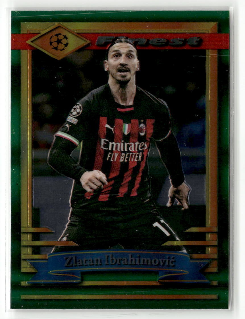 2022-23 Topps Finest Flashbacks UEFA Club Competitions #49 Zlatan Ibrahimović