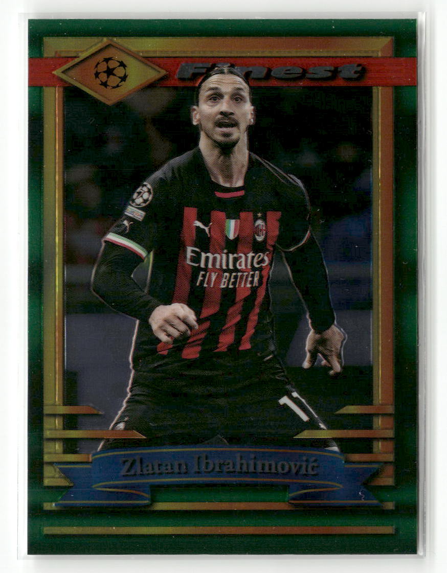 2022-23 Topps Finest Flashbacks UEFA Club Competitions #49 Zlatan Ibrahimović