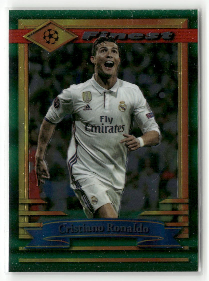 2022-23 Topps Finest Flashbacks UEFA Club Competitions #77 Cristiano Ronaldo