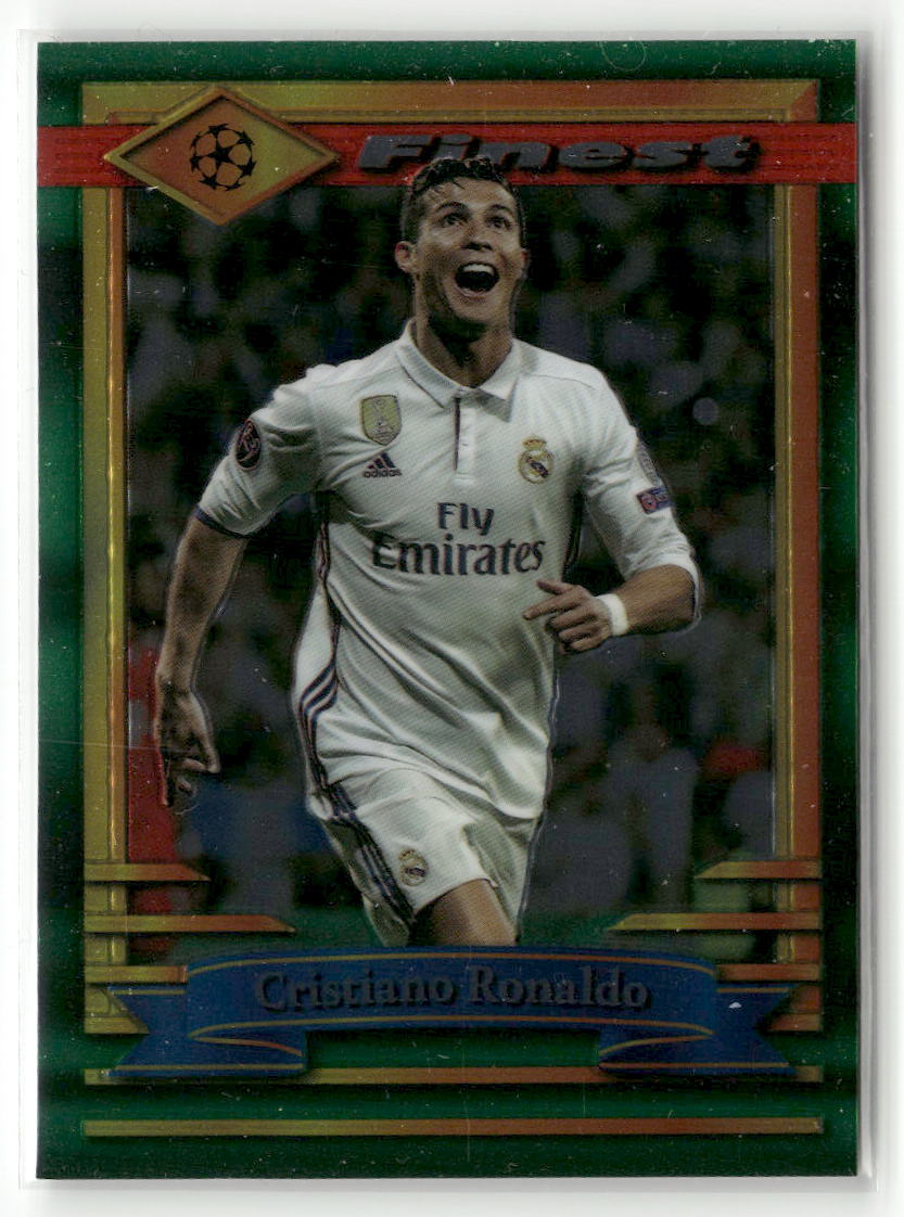 2022-23 Topps Finest Flashbacks UEFA Club Competitions #77 Cristiano Ronaldo