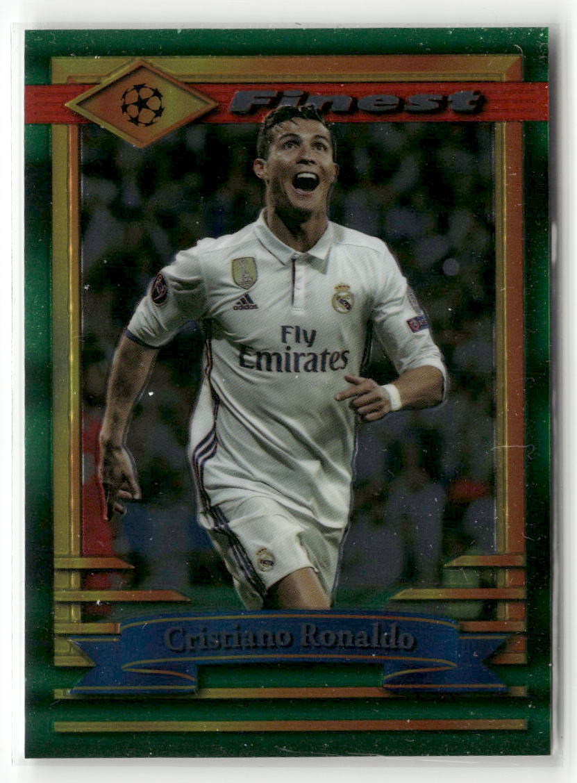 2022-23 Topps Finest Flashbacks UEFA Club Competitions #77 Cristiano Ronaldo