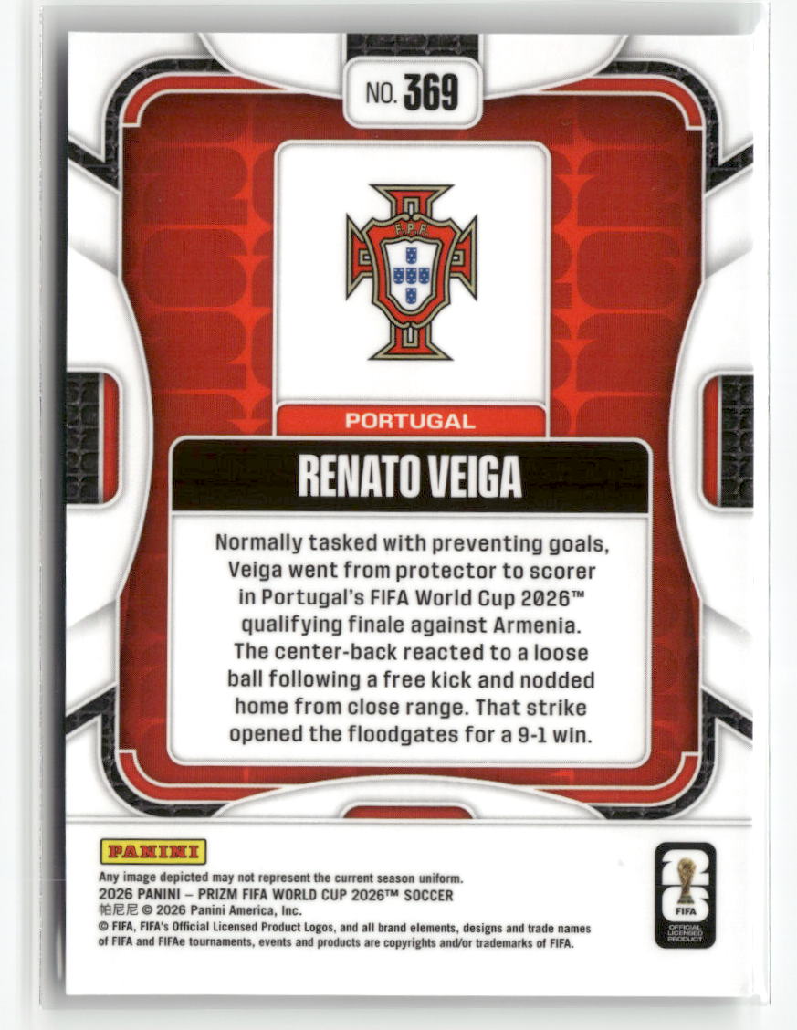 2026 Panini Prizm FIFA World Cup #369 Renato Veiga