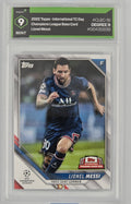 2022 Topps UEFA Champions  Inter TC Day #CLBC-19 Lionel Messi Degree 9 Mint