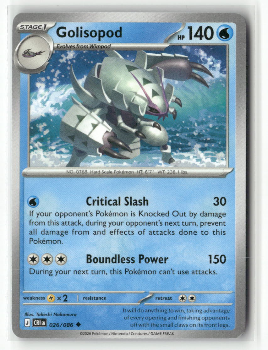 M4: Ninja Spinner #026/083 Golisopod