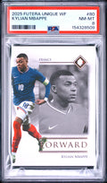 2025 Futera Unique World Football Edition 21 #80 Kylian Mbappé PSA 8
