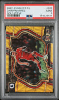 2022-23 Panini Select Premier  #202 Darwin Nunez Gold Wave PSA 9 #/10 Bookend