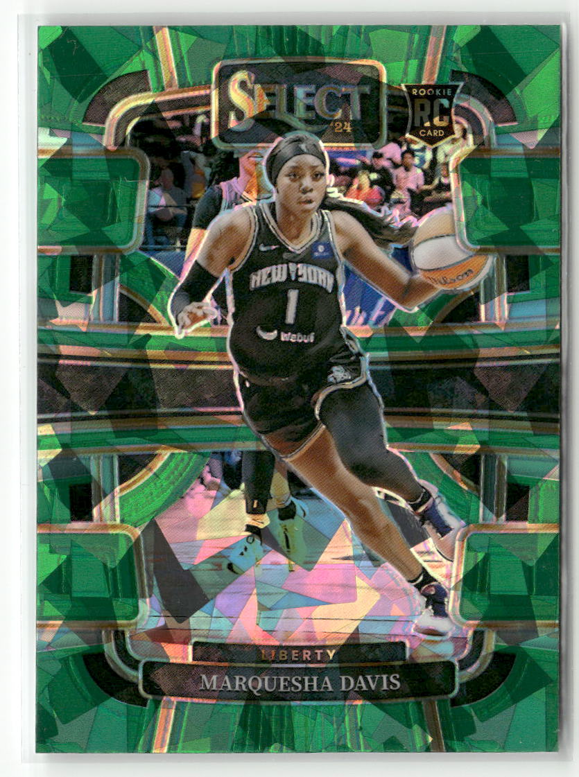 2024 Panini Select WNBA #41 Marquesha Davis Prizms Green Ice