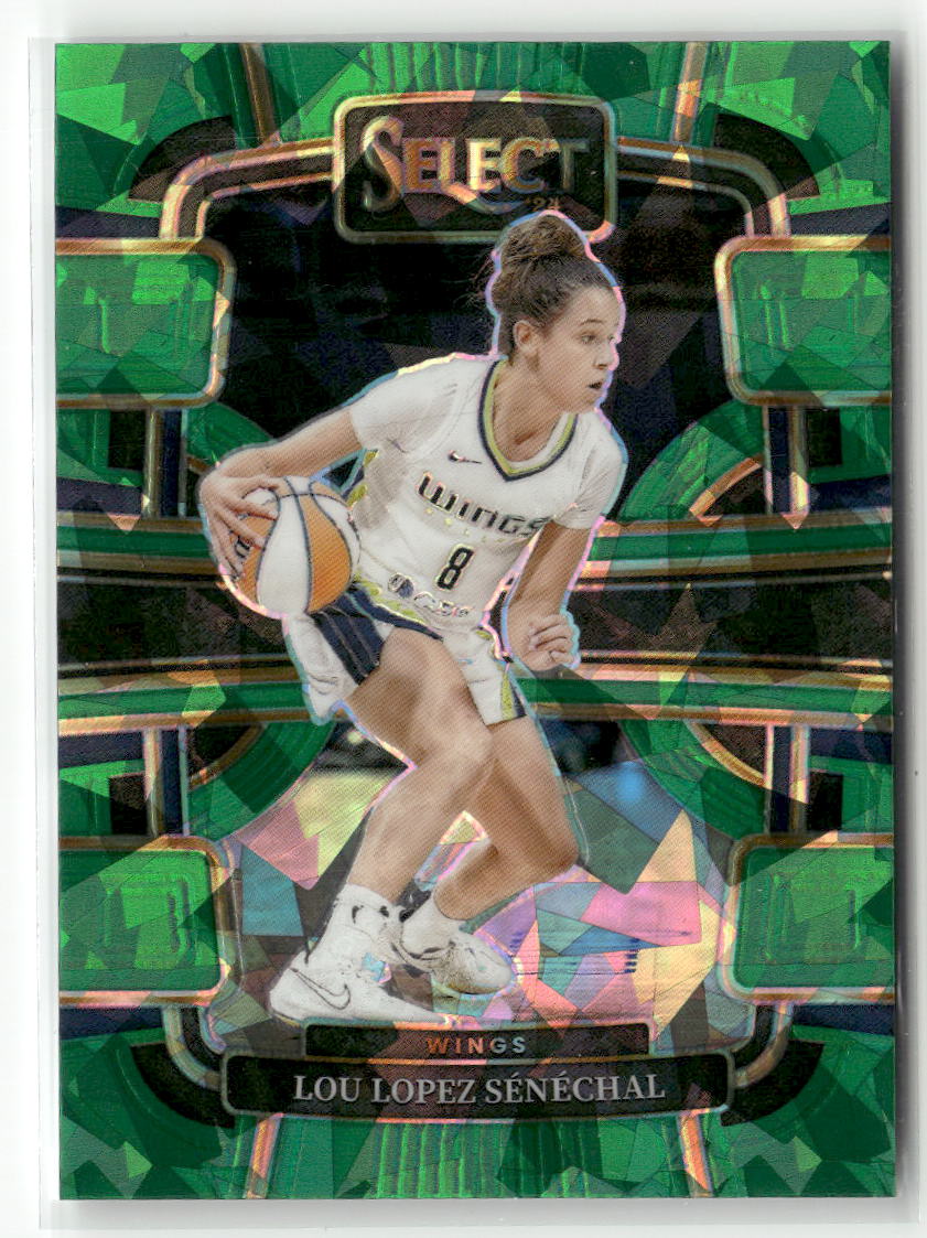2024 Panini Select WNBA #53 Lou Lopez Senechal Prizms Green Ice