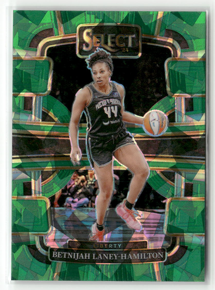 2024 Panini Select WNBA #11 Betnijah Laney-Hamilton Prizms Green Ice