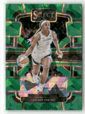 2024 Panini Select WNBA #38 Jackie Young Prizms Green Ice