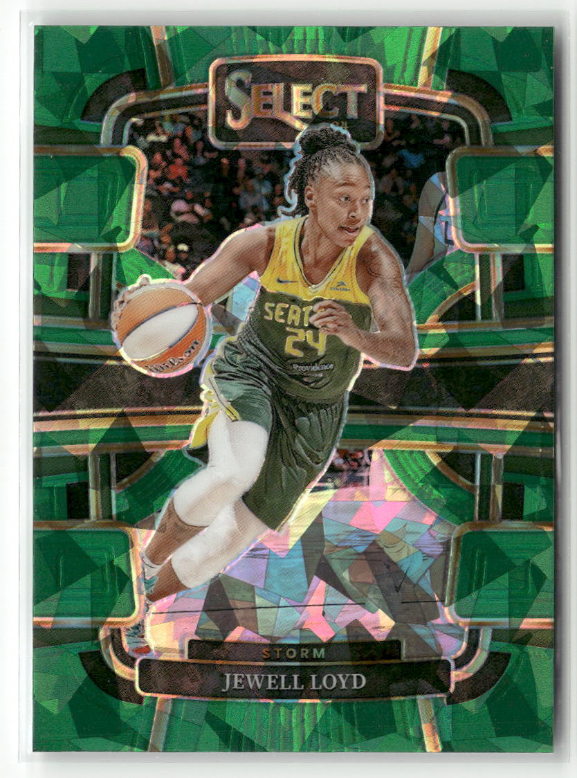 2024 Panini Select WNBA #6 Jewell Loyd Prizms Green Ice