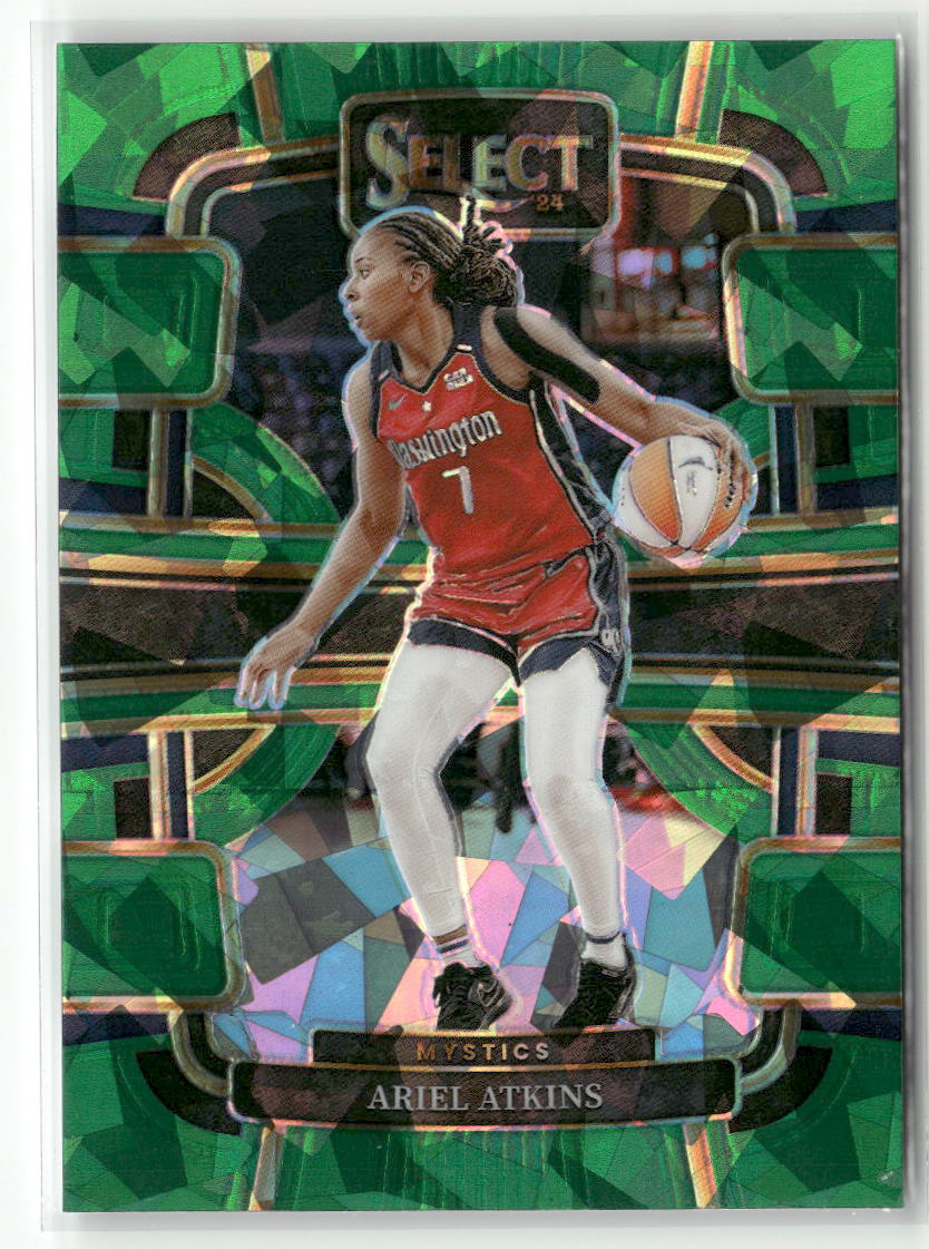 2024 Panini Select WNBA #64 Ariel Atkins Prizms Green Ice