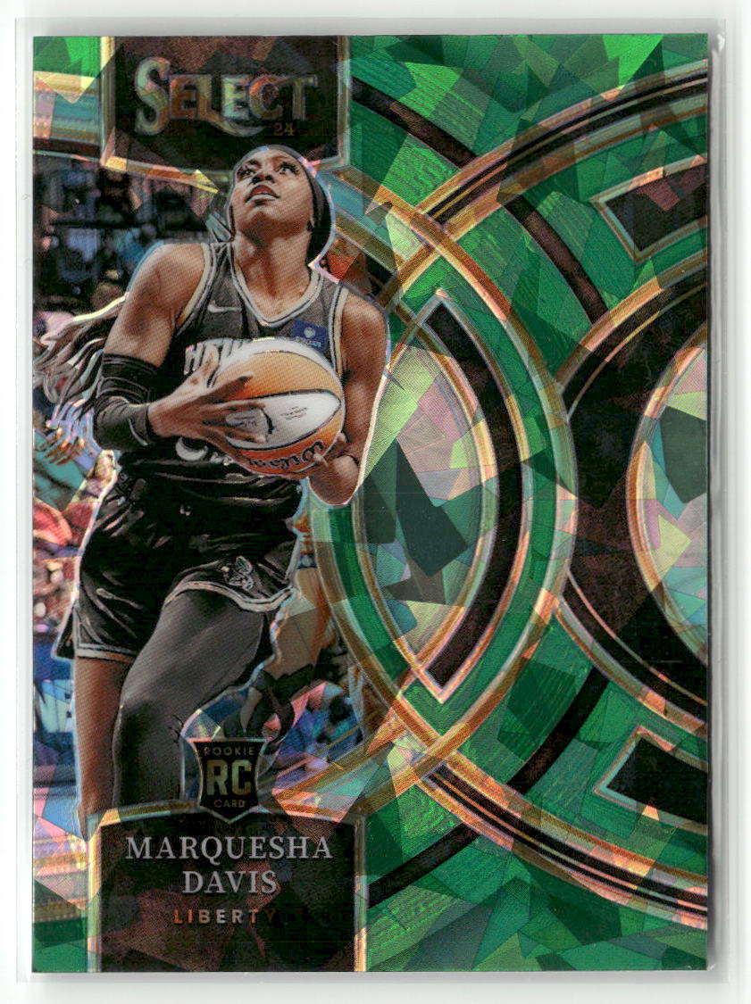 2024 Panini Select WNBA #159 Marquesha Davis Prizms Green Ice