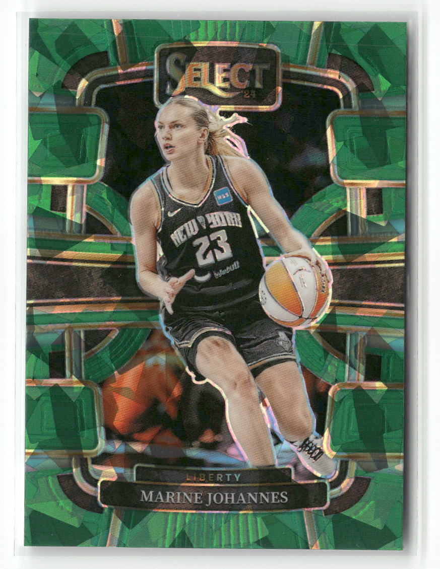 2024 Panini Select WNBA #23 Marine Johannes Prizms Green Ice