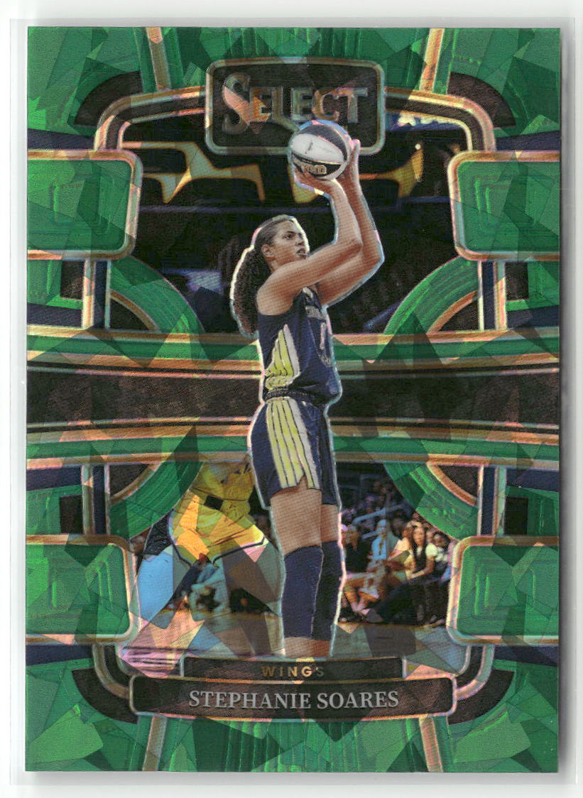 2024 Panini Select WNBA #7 Stephanie Soares Prizms Green Ice
