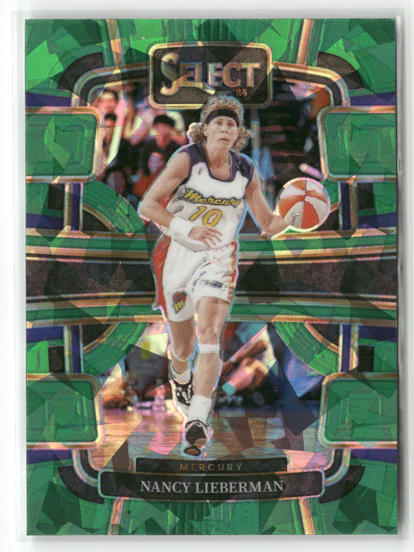2024 Panini Select WNBA #96 Nancy Lieberman Prizms Green Ice