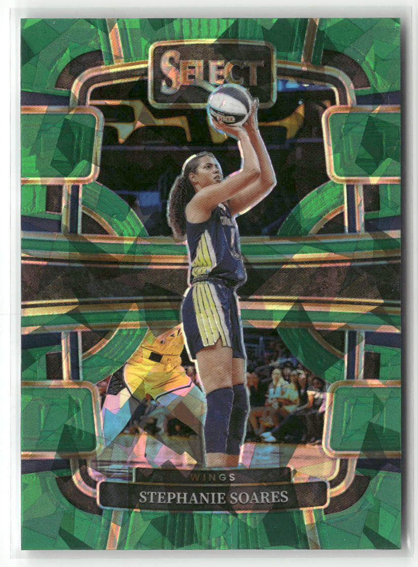 2024 Panini Select WNBA #7 Stephanie Soares Prizms Green Ice