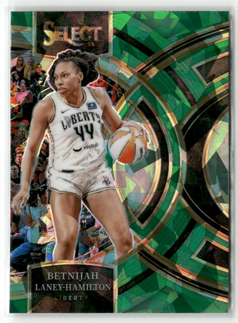 2024 Panini Select WNBA #136 Betnijah Laney-Hamilton Prizms Green Ice
