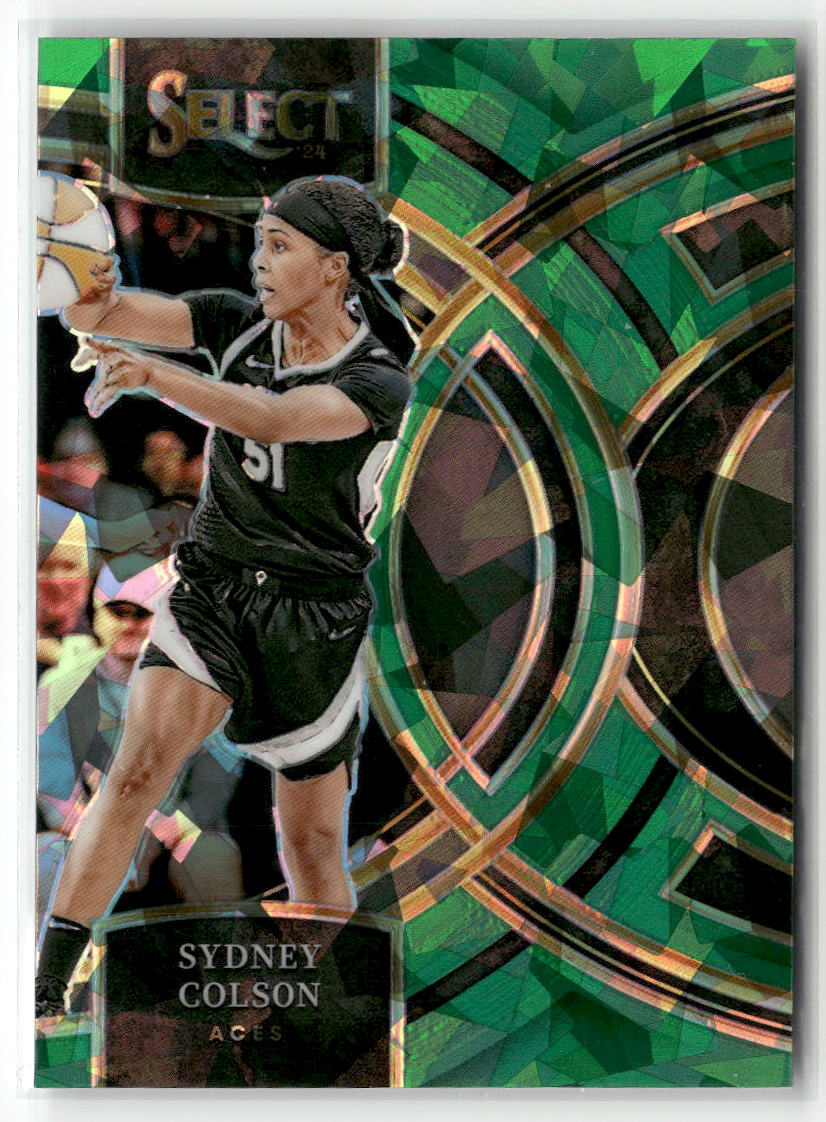 2024 Panini Select WNBA #148 Sydney Colson Prizms Green Ice