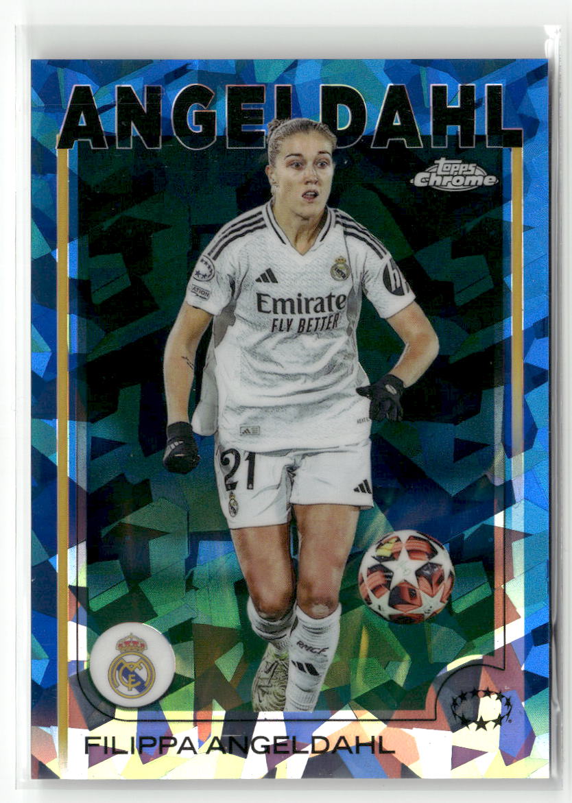 2024-25 Topps Chrome Sapphire UEFA Women's Champions #49 Filippa Angeldahl