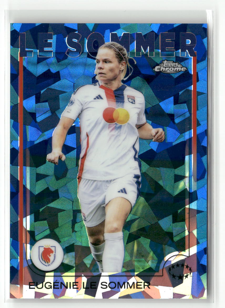 2024-25 Topps Chrome Sapphire UEFA Women's Champions #39 Eugénie Le Sommer