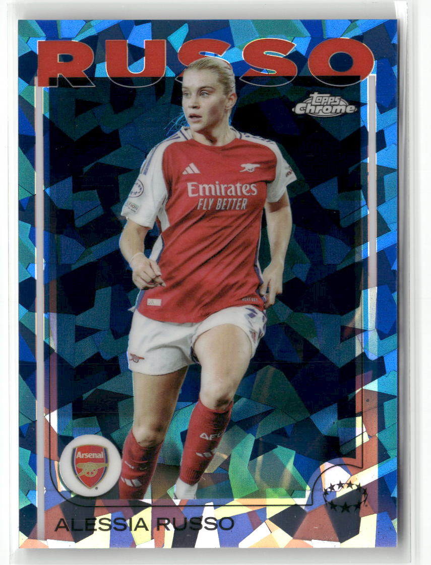 2024-25 Topps Chrome Sapphire UEFA Women's Champions  #100 Alessia Russo