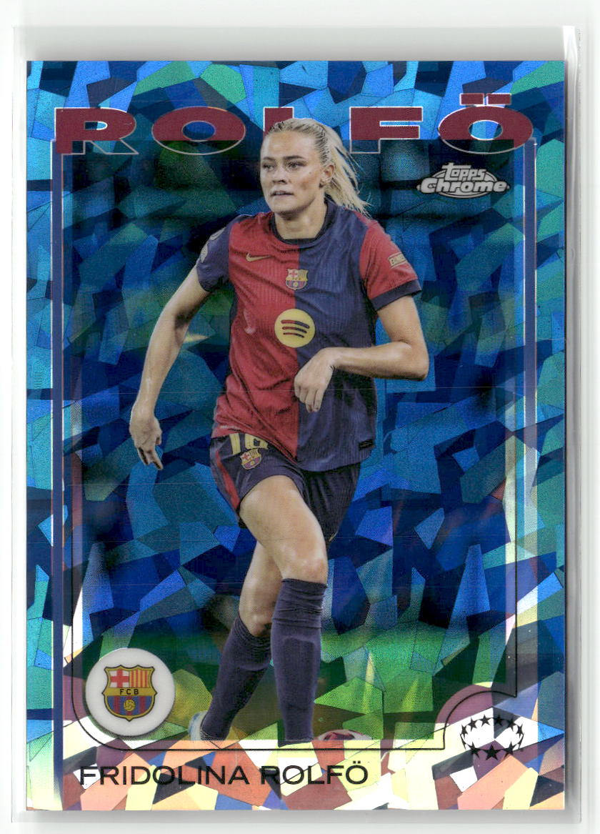 2024-25 Topps Chrome Sapphire  UEFA Women's Champions  #96 Fridolina Rolfö