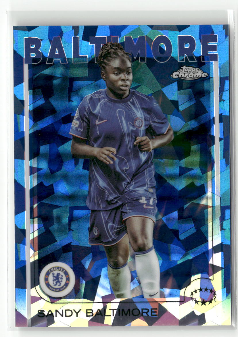 2024-25 Topps Chrome Sapphire UEFA Women's Champions #32 Sandy Baltimore