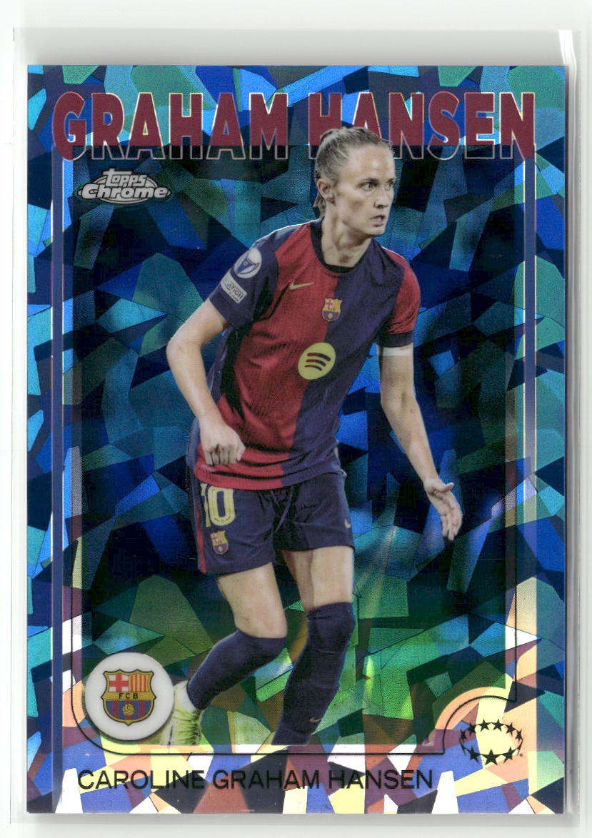 2024-25 Topps Chrome Sapphire UEFA Women's Champions #41 Caroline Graham Hansen