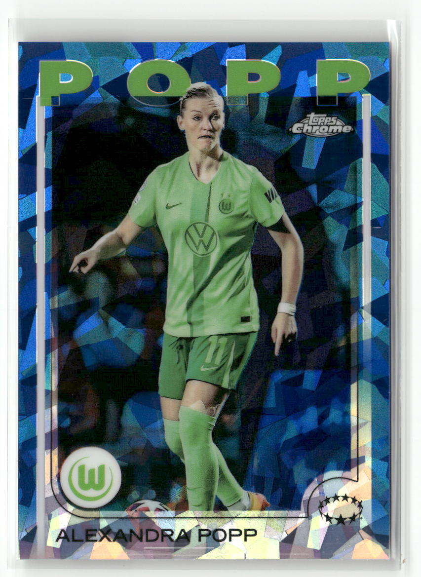 2024-25 Topps Chrome Sapphire UEFA Women's Champions #52 Alexandra Popp