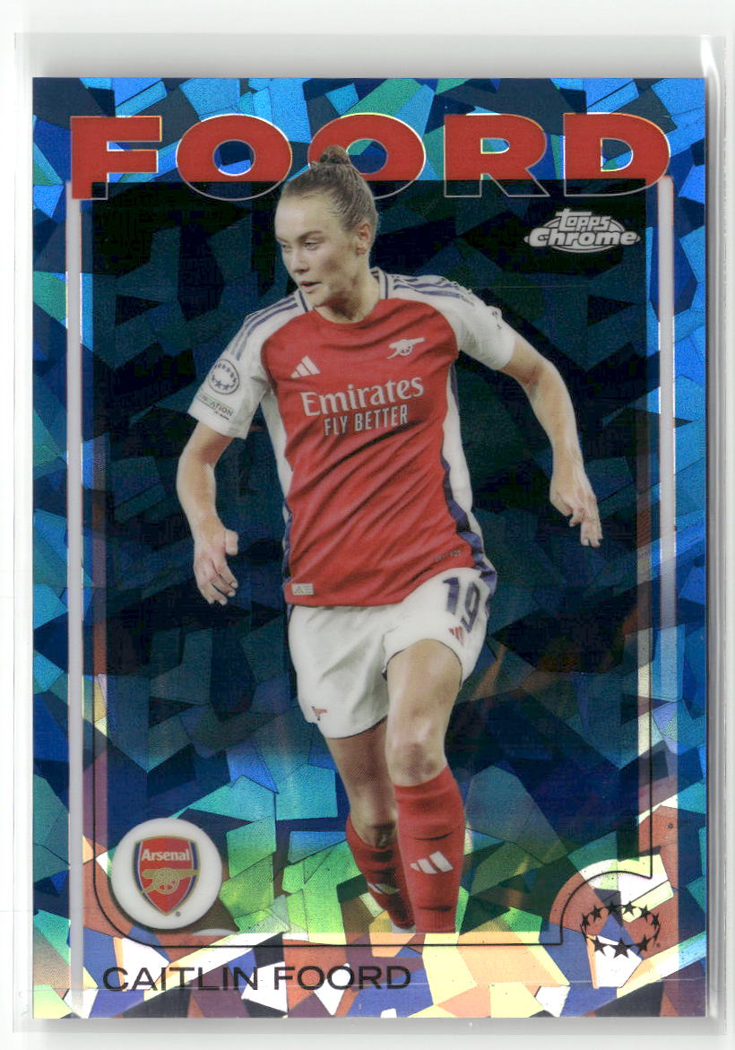 2024-25 Topps Chrome Sapphire UEFA Women's Champions  #35 Caitlin Foord