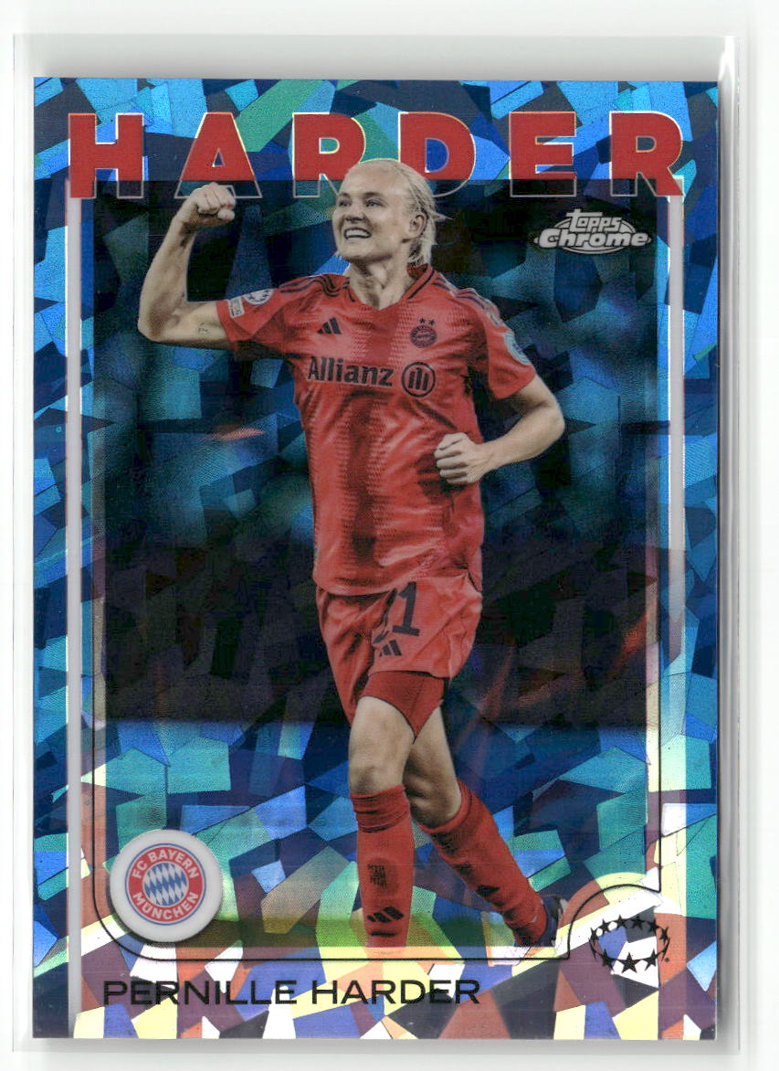 2024-25 Topps Chrome Sapphire UEFA Women's Champions  #25 Pernille Harder