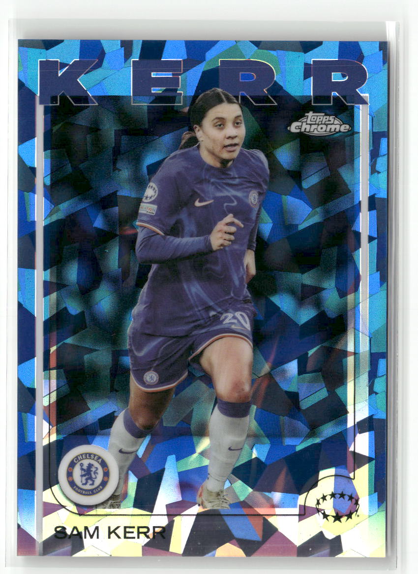 2024-25 Topps Chrome Sapphire UEFA Women's Champions #43 Sam Kerr