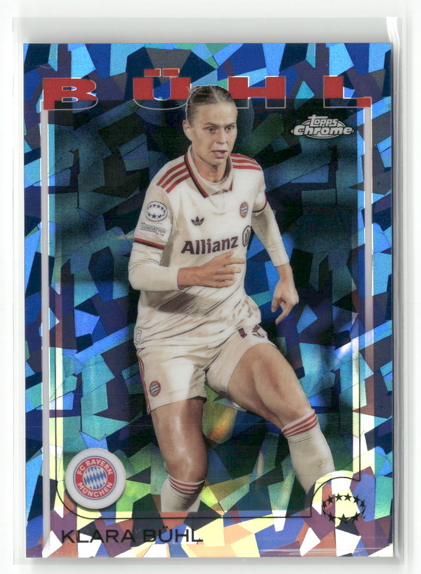 2024-25 Topps Chrome Sapphire UEFA Women's Champions #60 Klara Bühl
