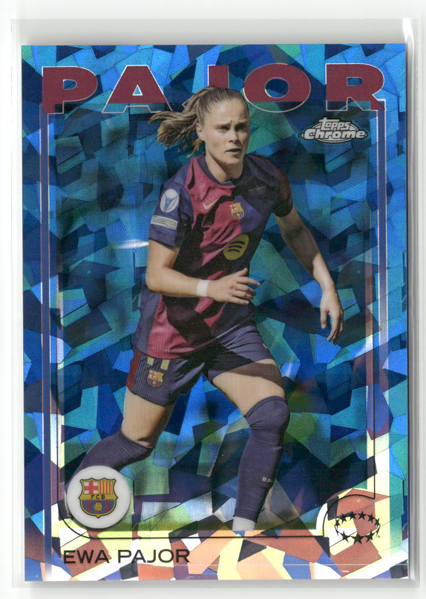 2024-25 Topps Chrome Sapphire UEFA Women's Champions  #98 Ewa Pajor