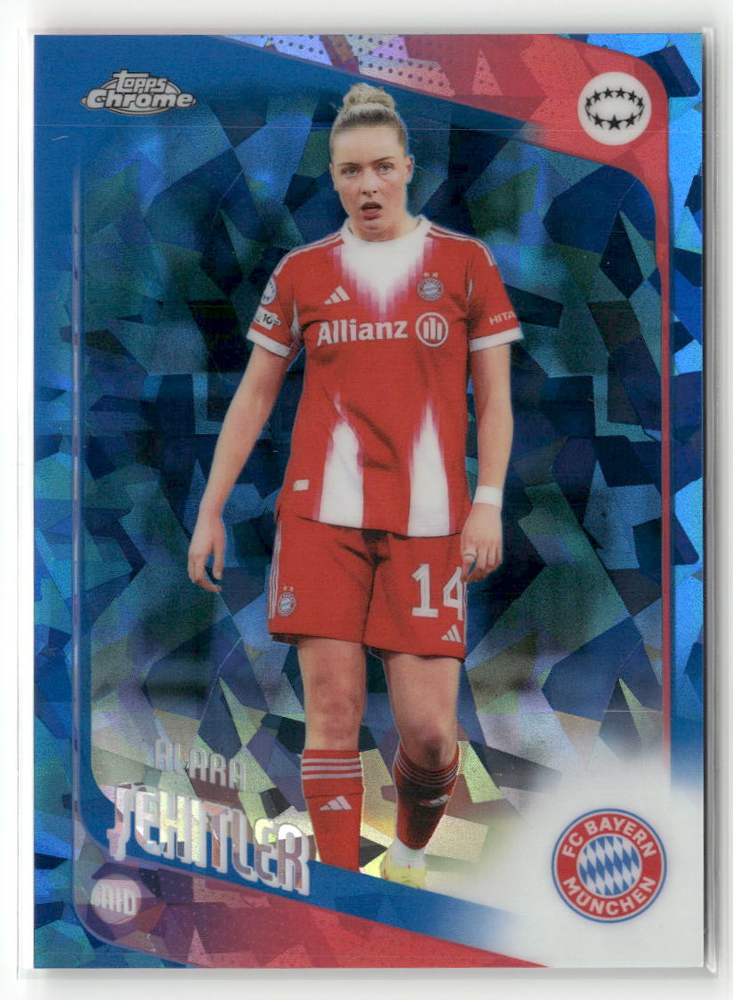 2025-26 Topps Chrome Sapphire Edition UEFA WCL #86 Alara Şehitler