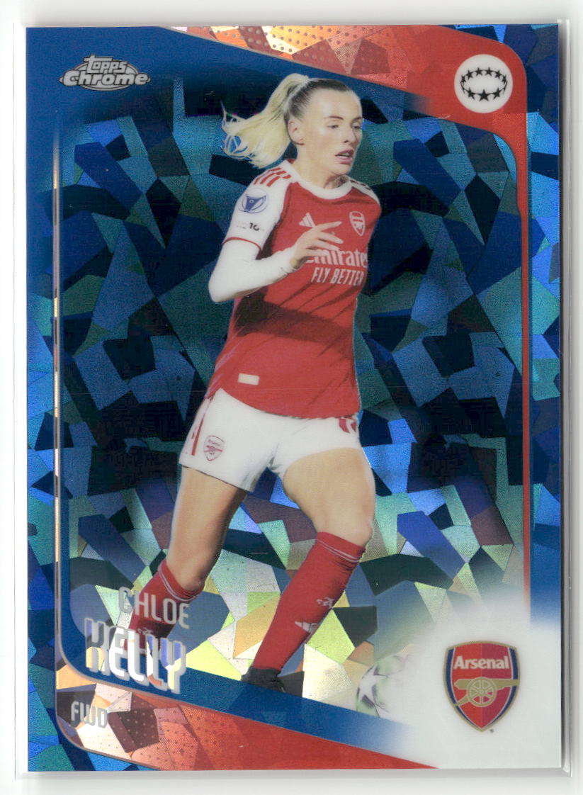 2025-26 Topps Chrome Sapphire Edition UEFA WCL #12 Chloe Kelly