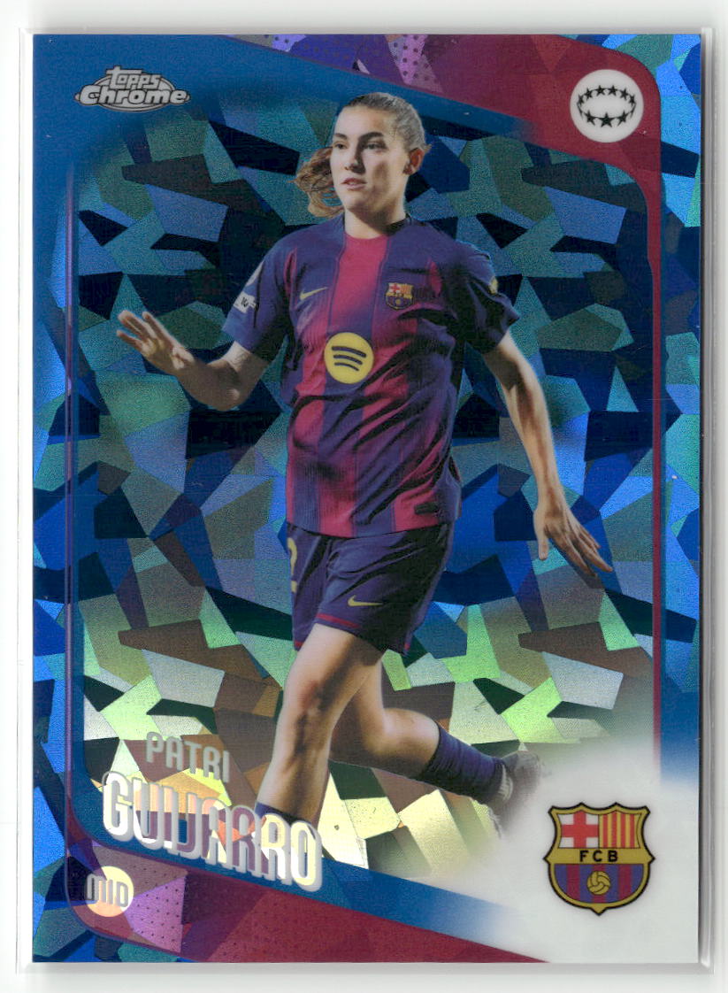 2025-26 Topps Chrome Sapphire Edition UEFA WCL #26 Patri Guijarro