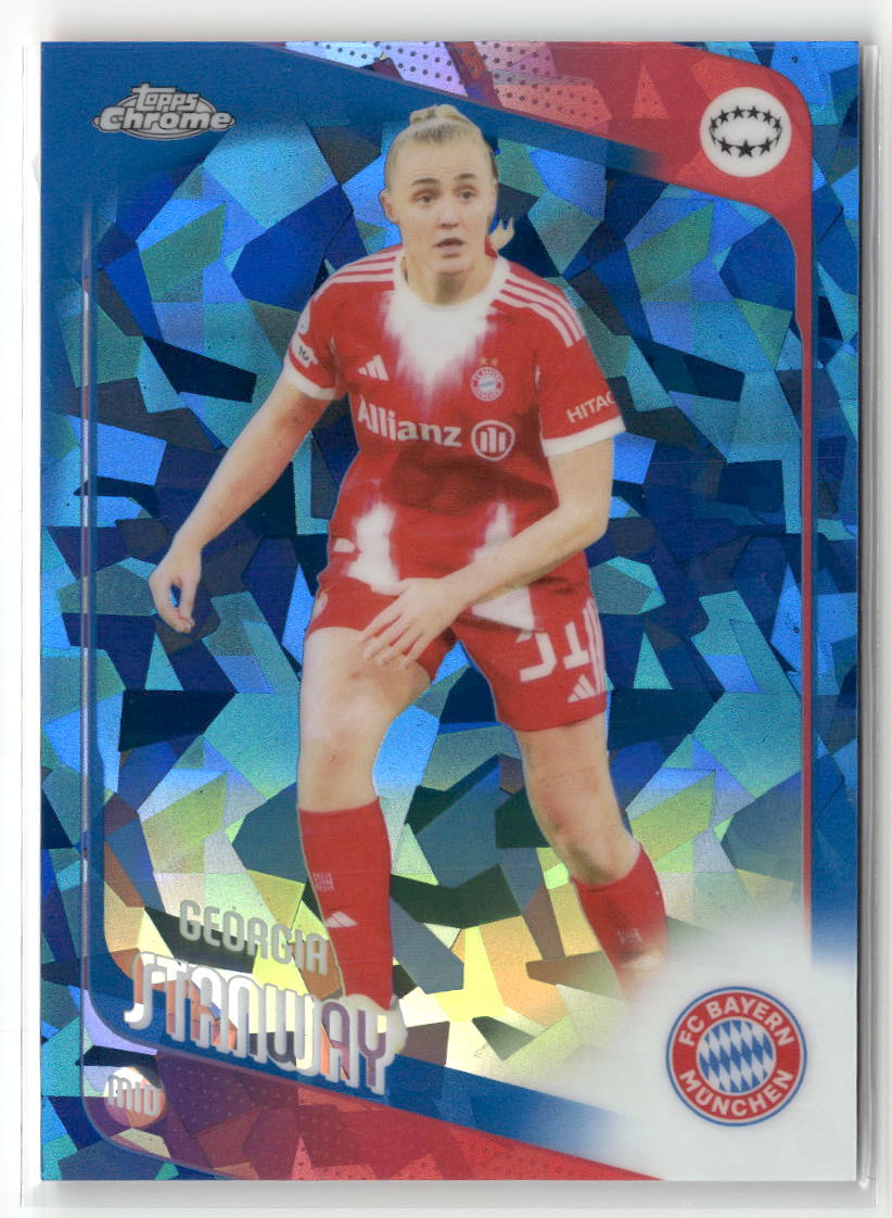 2025-26 Topps Chrome Sapphire Edition UEFA WCL #2 Georgia Stanway