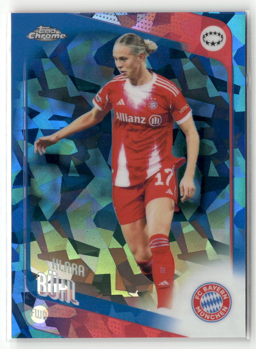 2025-26 Topps Chrome Sapphire Edition UEFA WCL #92 Klara Bühl