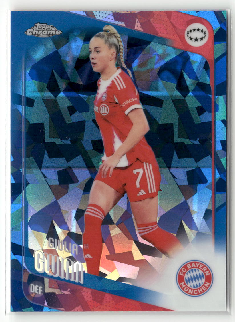 2025-26 Topps Chrome Sapphire Edition UEFA WCL #51 Giulia Gwinn