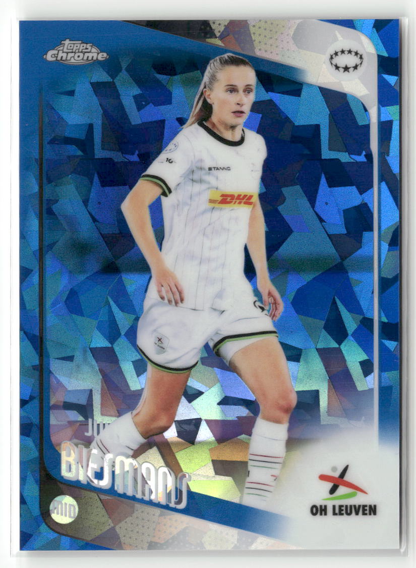 2025-26 Topps Chrome Sapphire Edition UEFA WCL #50 Julie Biesmans