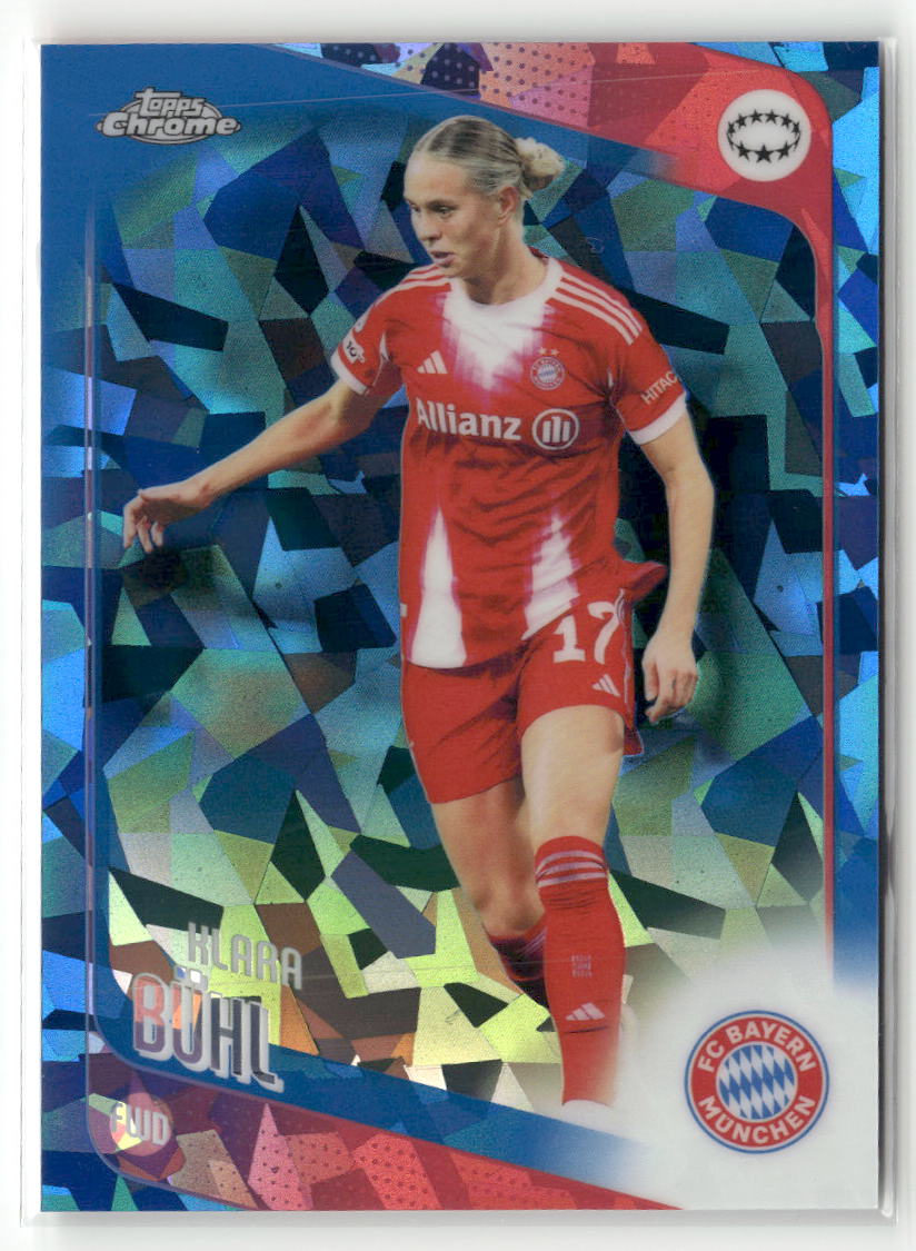 2025-26 Topps Chrome Sapphire Edition UEFA WCL #92 Klara Bühl
