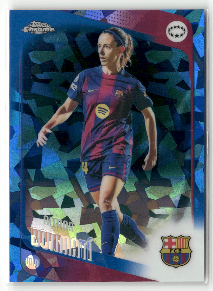 2025-26 Topps Chrome Sapphire Edition UEFA WCL #14 Aitana Bonmatí