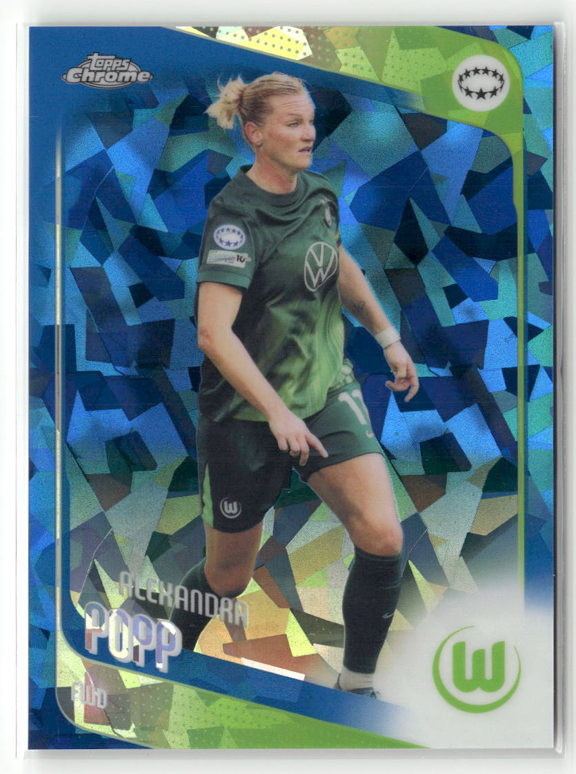 2025-26 Topps Chrome Sapphire Edition UEFA WCL #76 Alexandra Popp