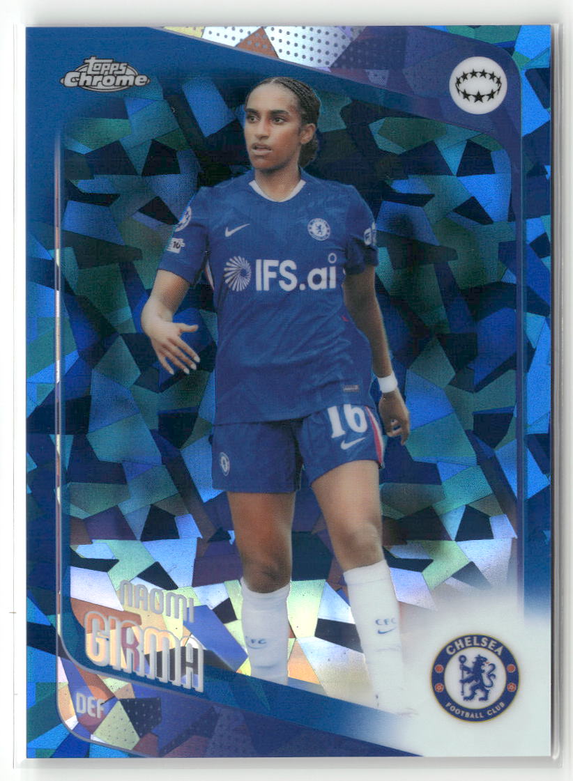 2025-26 Topps Chrome Sapphire Edition UEFA WCL #21 Naomi Girma