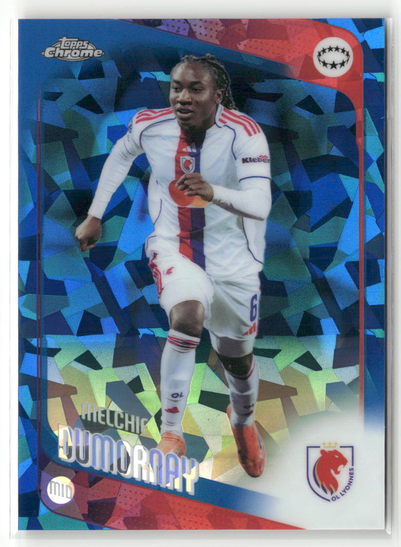 2025-26 Topps Chrome Sapphire Edition UEFA WCL #41 Melchie Dumornay