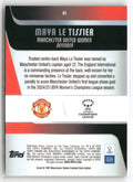 2025-26 Topps Chrome Sapphire Edition UEFA WCL #81 Maya Le Tissier